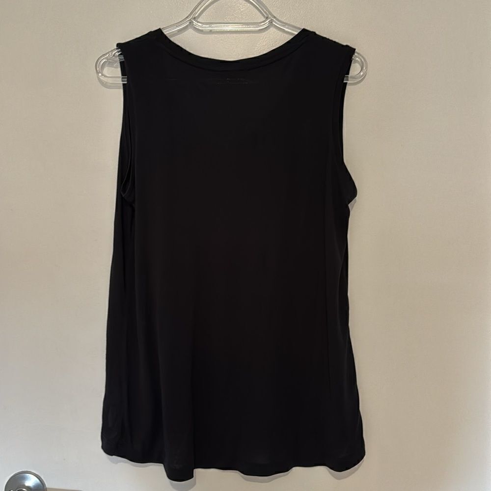 BAREFOOT DREAMS Malibu black modal muscle tank tee muscle tank XS NWT - Picture 6 of 9